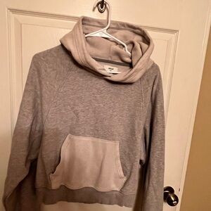Aerie Gray Cowl Neck Sweater
